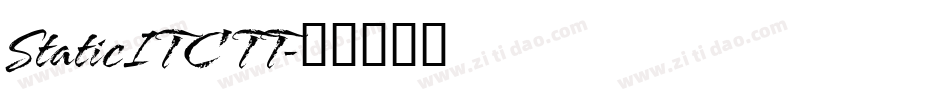 StaticITC TT字体转换